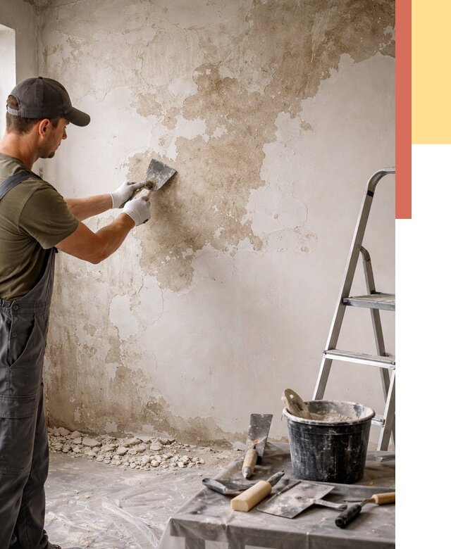 Снятие старой шпаклевки в Красноярске от 1880 руб. — быстро и недорого | ОТДЕЛОЧНИК-Крс