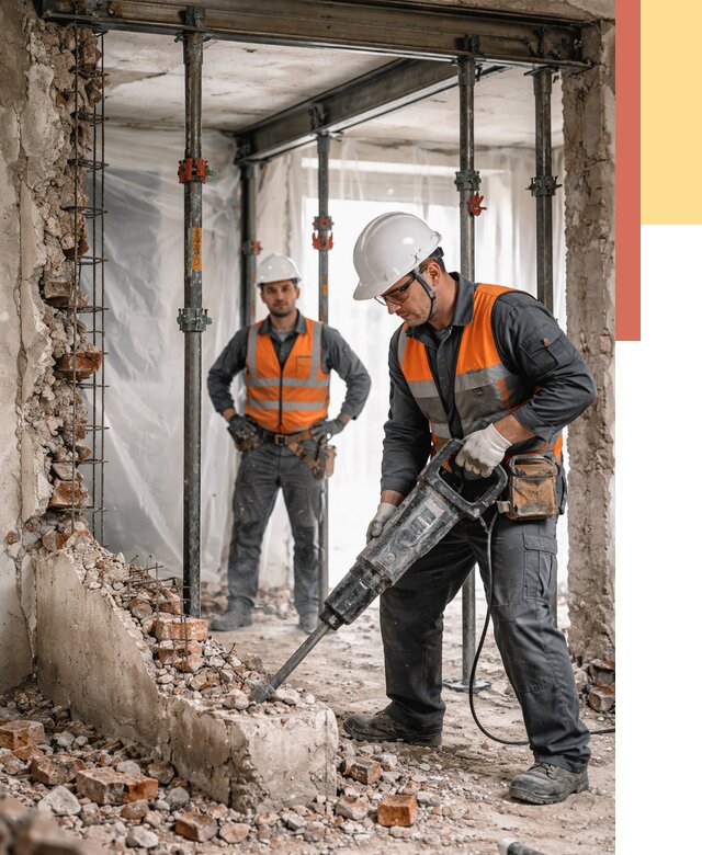 Снос несущих стен в Красноярске от 10414 руб. — демонтаж несущей стены под ключ | ОТДЕЛОЧНИК-Крс