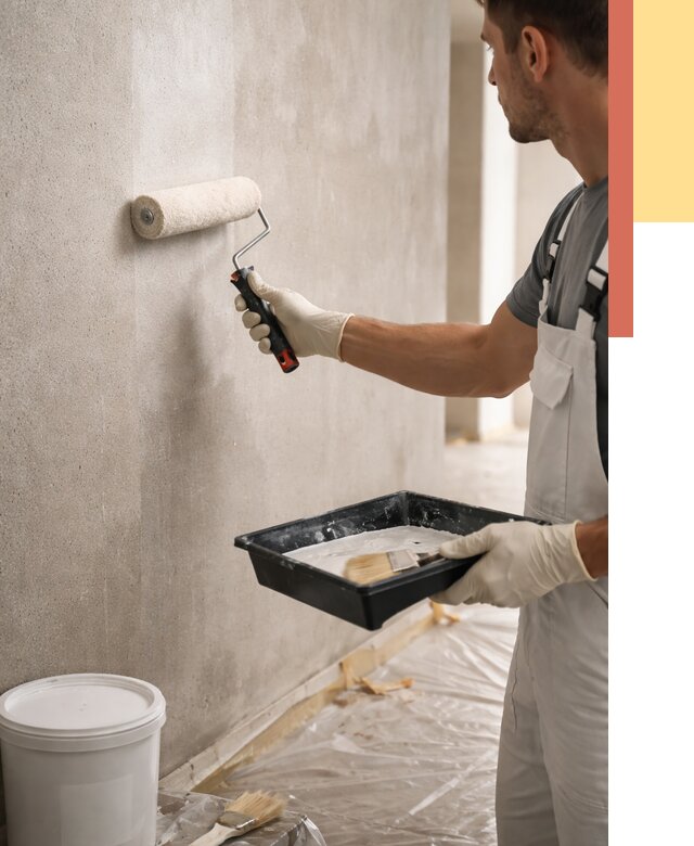 Грунтовка стен в Красноярске от 2235 руб. м2 — быстро, недорого, с материалом | ОТДЕЛОЧНИК-Крс