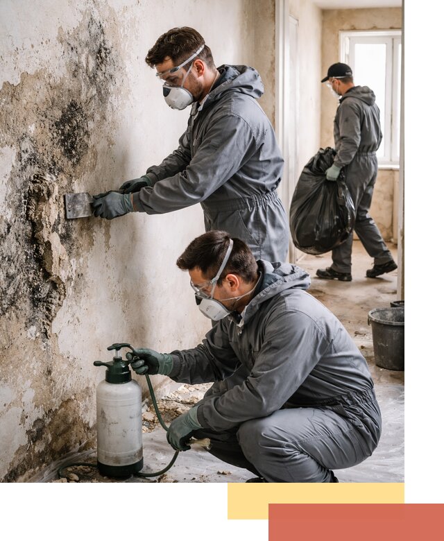 Удаление плесени со стен профессионально в Красноярске