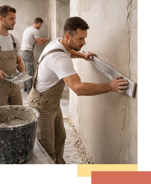 Штукатурка стен без маяков в Красноярске быстро и качественно