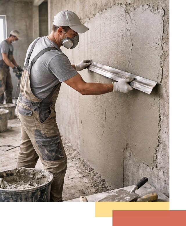 Штукатурка бетонных стен в Красноярске качественно и долговечно