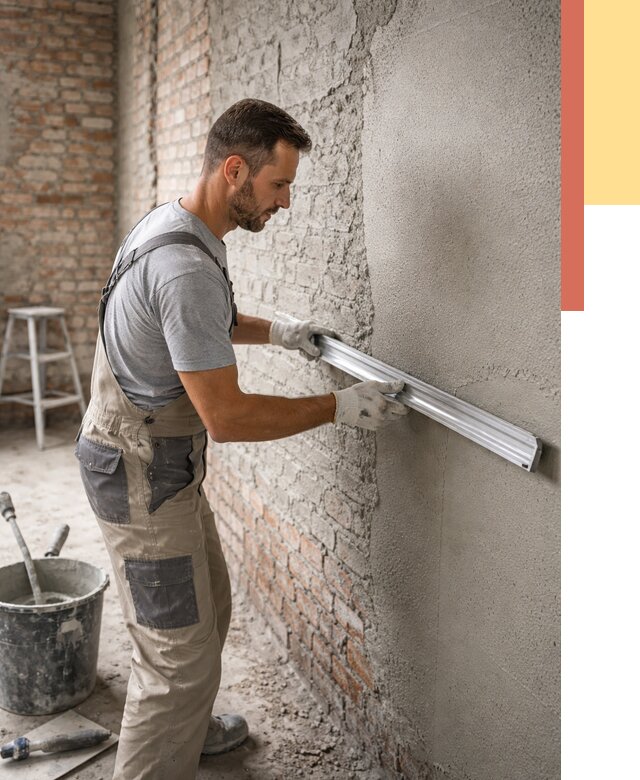 Штукатурка кирпичных стен в Красноярске от 4572 руб/м2 — быстро и недорого | ОТДЕЛОЧНИК-Крс