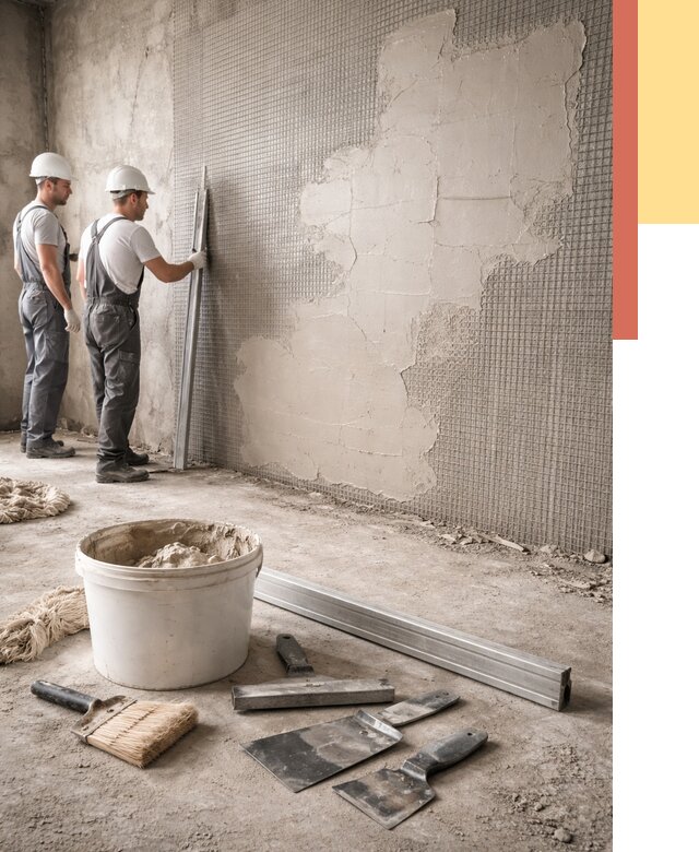 Штукатурка стен по сетке в Красноярске от 5588 руб./м2 — быстро и недорого | ОТДЕЛОЧНИК-Крс