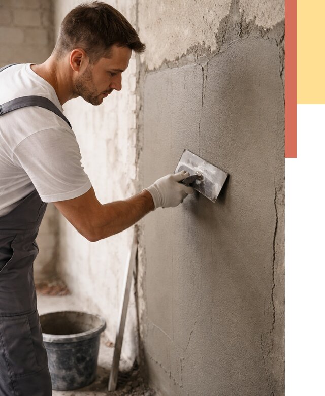 Штукатурка стен под плитку в Красноярске от 4267 руб./м2 — выравнивание под плитку | ОТДЕЛОЧНИК-Крс