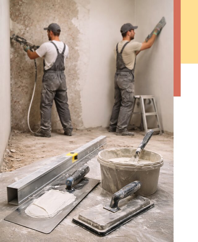 Штукатурка стен под обои в Красноярске от 4572 руб./м2 — выравнивание под обои | ОТДЕЛОЧНИК-Крс