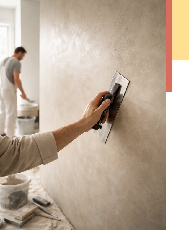 Венецианская штукатурка в Красноярске от 3556 руб/м² — нанесение стен под ключ | ОТДЕЛОЧНИК-Крс