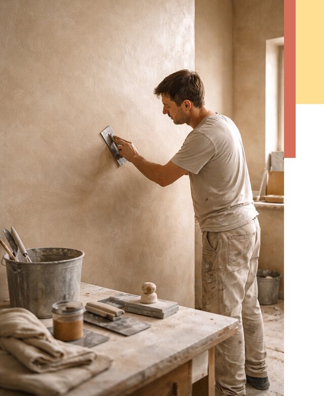 Марокканская штукатурка таделакт в Красноярске под ключ от 4267 руб. | ОТДЕЛОЧНИК-Крс