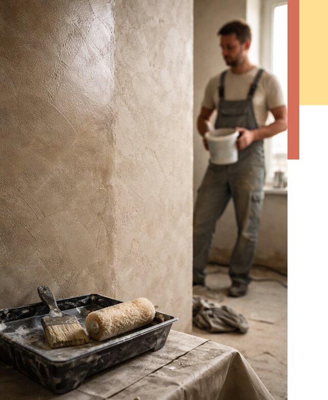 Нанесение воска на штукатурку в Красноярске от 3556 руб. | Услуги ОТДЕЛОЧНИК-Крс