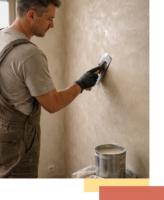 Нанесение воска на штукатурку в Красноярске для защиты и блеска