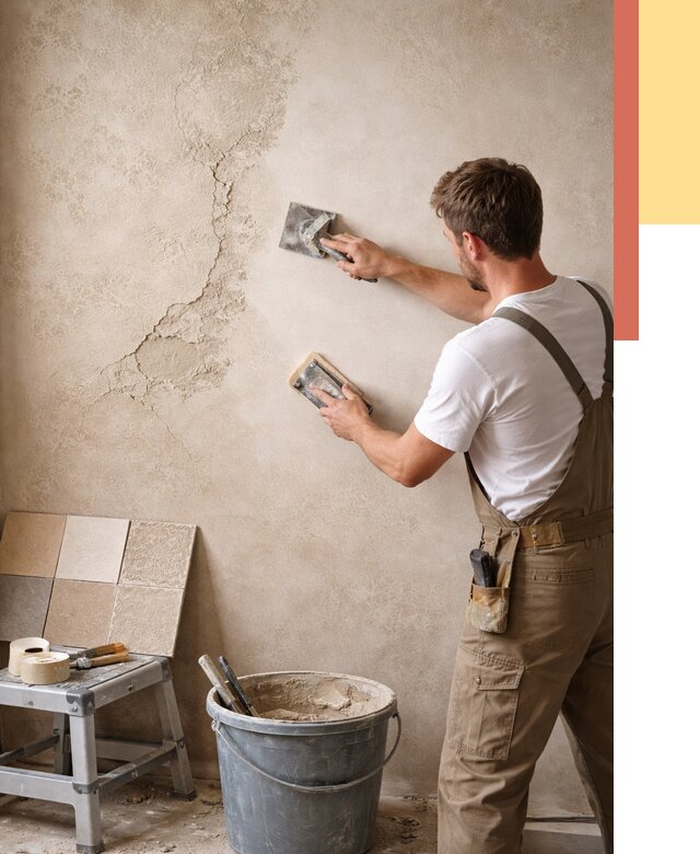 Ремонт декоративной штукатурки в Красноярске от 4572 руб. под ключ | ОТДЕЛОЧНИК-Крс