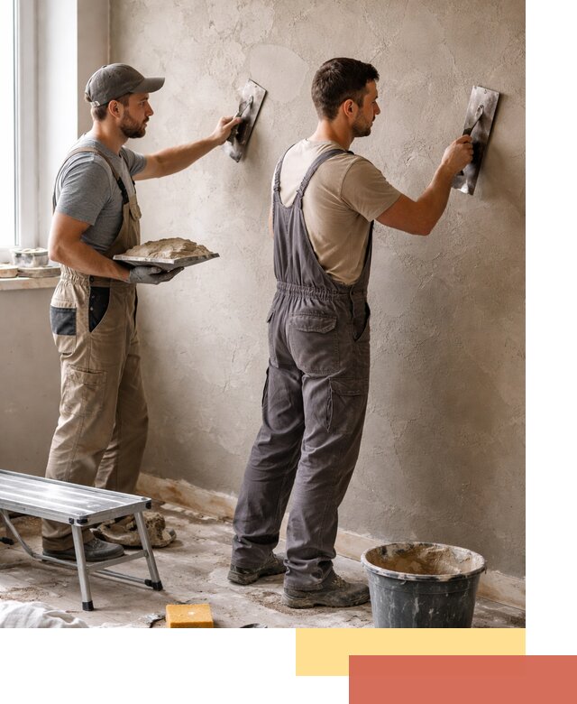 Ремонт декоративной штукатурки и восстановление фактуры в Красноярске