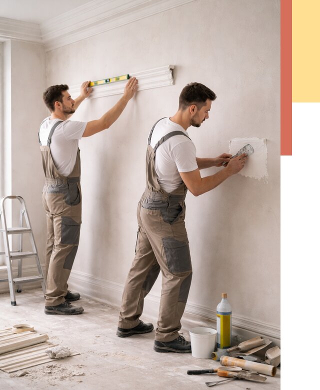 Монтаж лепнины на стены в Красноярске от 4572 руб. — недорого, быстро | ОТДЕЛОЧНИК-Крс