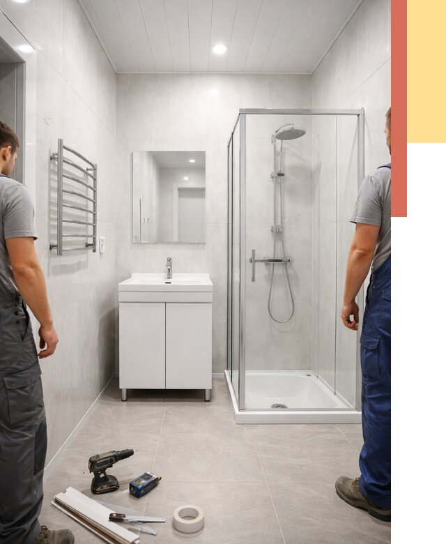 Отделка ванной комнаты панелями ПВХ в Красноярске от 4572 руб. за м2 | ОТДЕЛОЧНИК-Крс