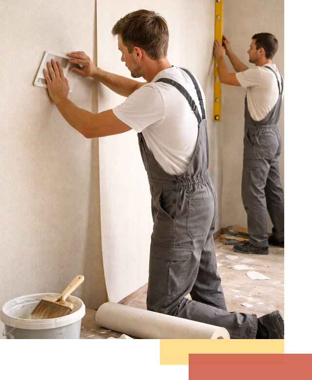 Поклейка бумажных обоев в Красноярске качественно и недорого