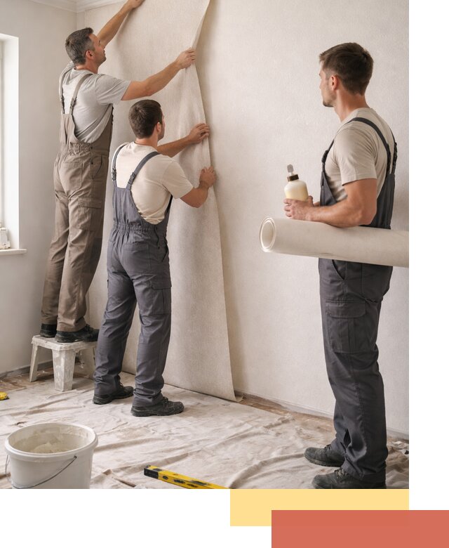 Оклейка стен обоями в Красноярске — качественно и профессионально