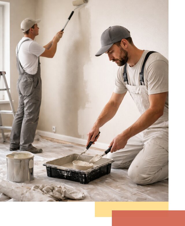 Покраска стен в квартире в Красноярске — профессионально и аккуратно