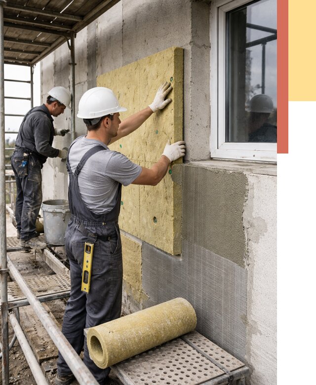 Утепление стен в Красноярске от 4369 руб. под ключ — быстро и недорого | ОТДЕЛОЧНИК-Крс