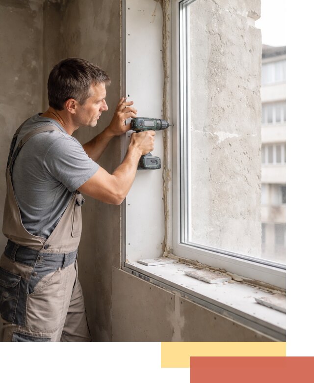 Монтаж гипсокартонных откосов в Красноярске под ключ