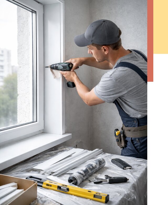 Установка пластиковых откосов в Красноярске от 2286 руб. | ОТДЕЛОЧНИК-Крс монтаж, быстро и недорого