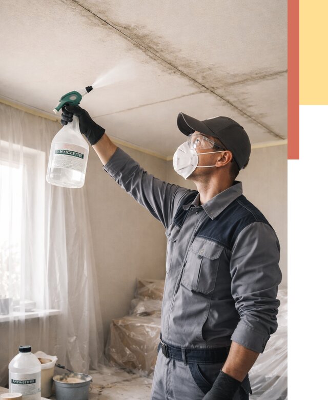 Антисептическая обработка потолка в Красноярске от 2540 руб. | ОТДЕЛОЧНИК-Крс