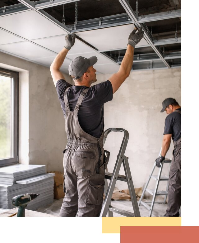 Монтаж кассетного потолка в Красноярске качественно и быстро