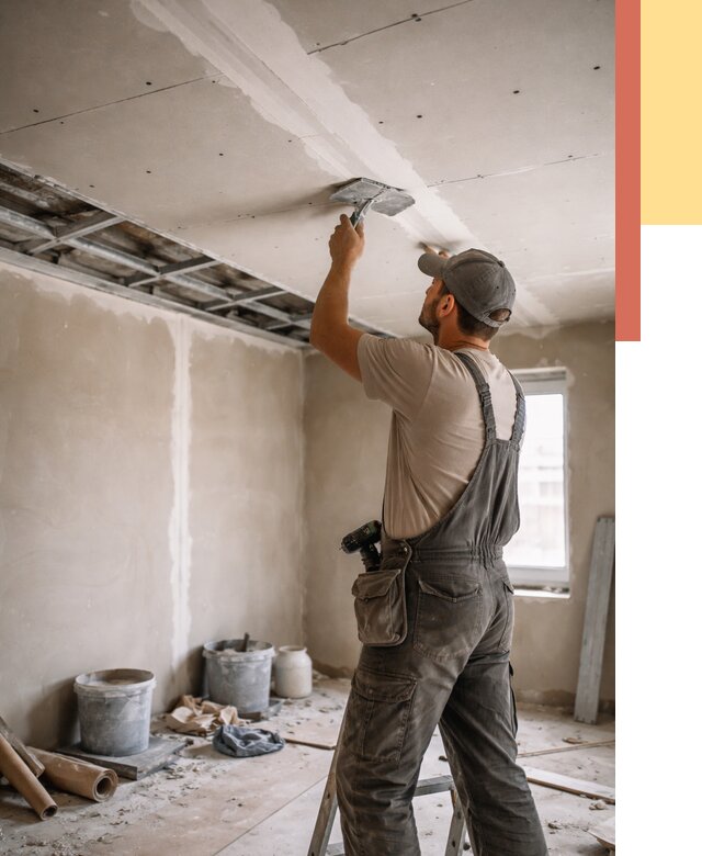 Ремонт потолка из гипсокартона в Красноярске от 660 руб./м² — быстро и недорого | ОТДЕЛОЧНИК-Крс