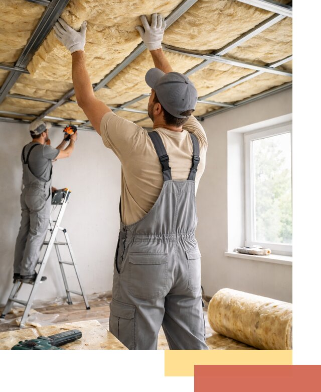 Утепление потолка под ключ в Красноярске качественно и быстро