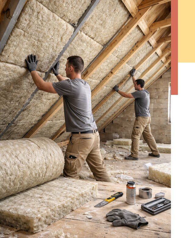 Утепление потолка минватой в Красноярске от 1473 руб. — быстро и недорого | ОТДЕЛОЧНИК-Крс