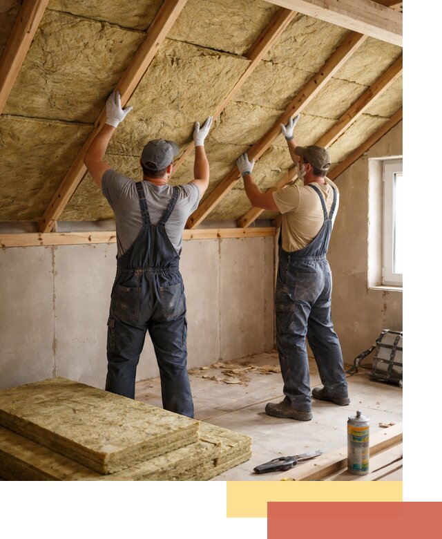 Утепление потолка минеральной ватой в Красноярске