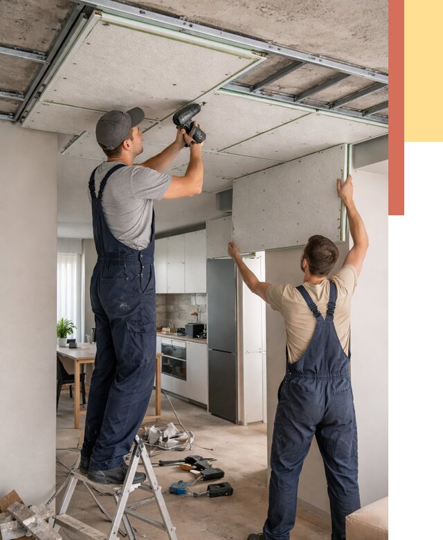 Шумоизоляция потолка панелями зипс в Красноярске от 1880 руб. под ключ | ОТДЕЛОЧНИК-Крс